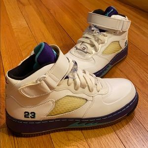 Nike Air Jordan Grape Retro Air Force1 AJF5 Fusion